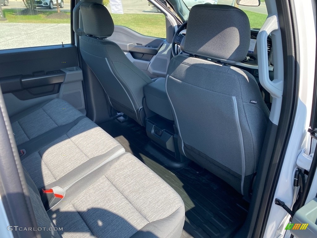Medium Dark Slate Interior 2021 Ford F150 XL SuperCrew 4x4 Photo #142770918