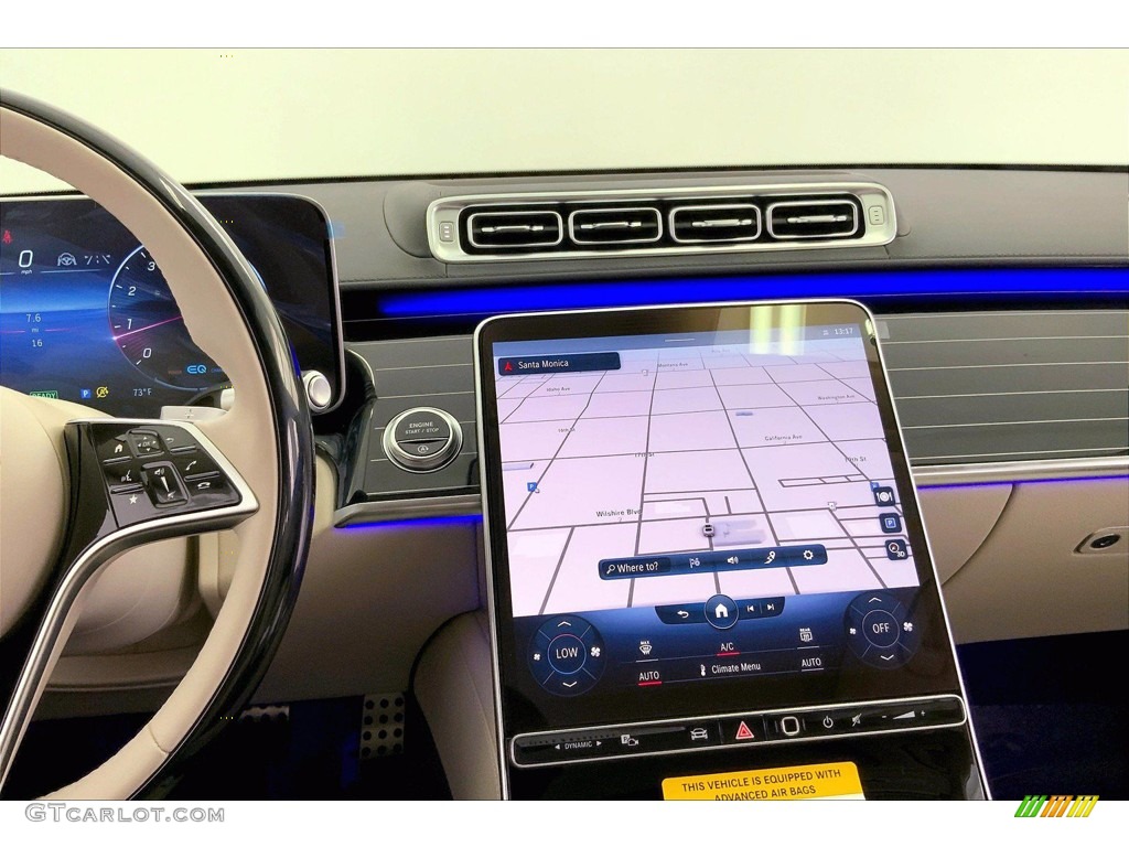 2021 Mercedes-Benz S 580 4Matic Sedan Navigation Photo #142771485