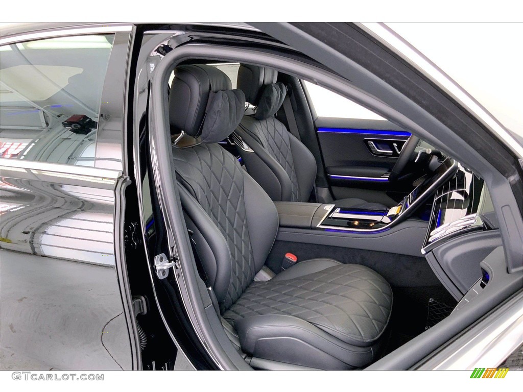 Black Interior 2021 Mercedes-Benz S 580 4Matic Sedan Photo #142771797
