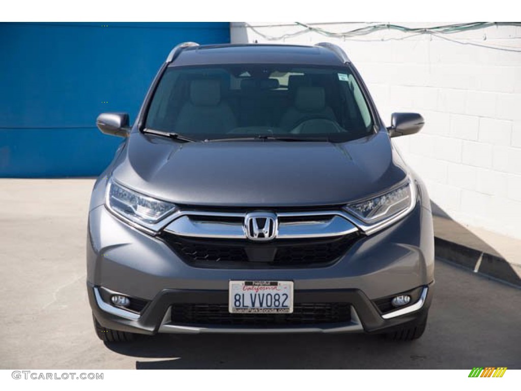 2019 CR-V Touring - Modern Steel Metallic / Gray photo #7