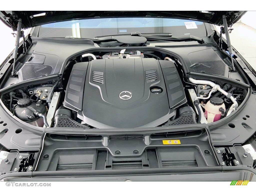 2021 Mercedes-Benz S 580 4Matic Sedan 4.0 Liter DI biturbo DOHC 32-Valve VVT V8 Engine Photo #142771899
