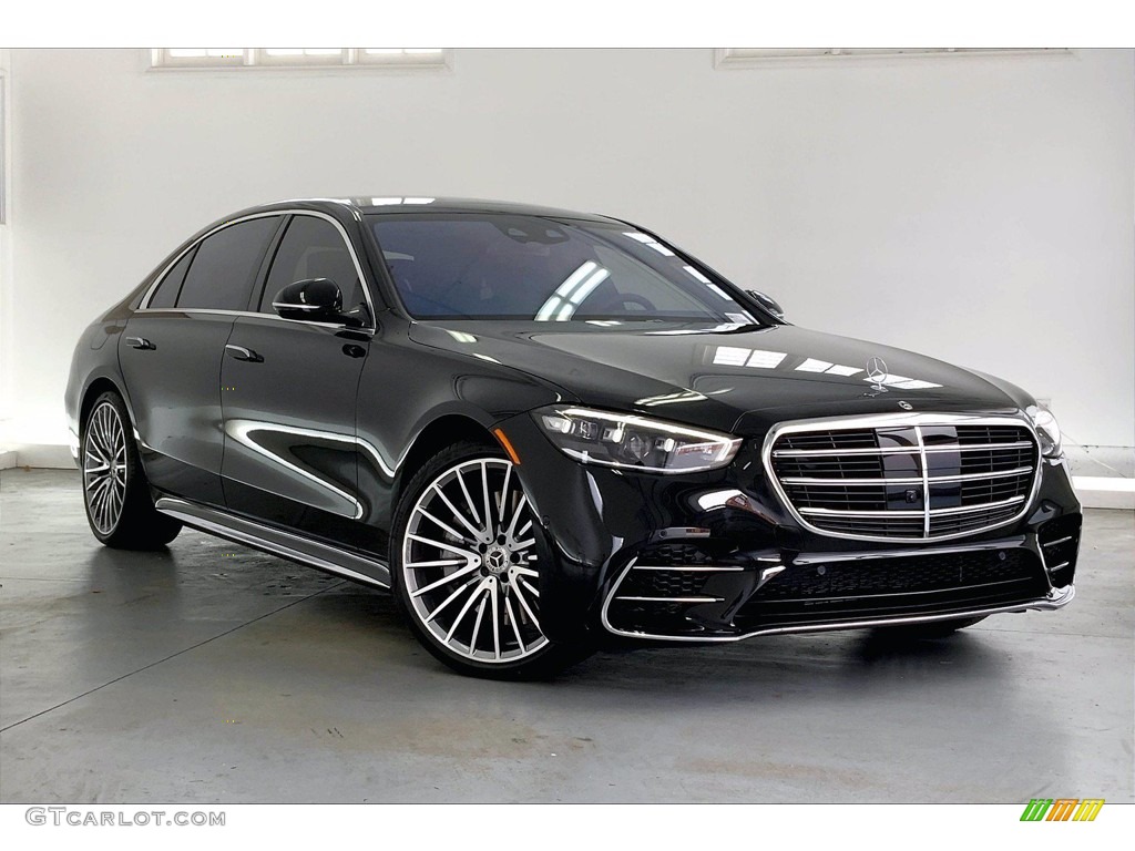 2021 S 580 4Matic Sedan - Black / Black photo #12