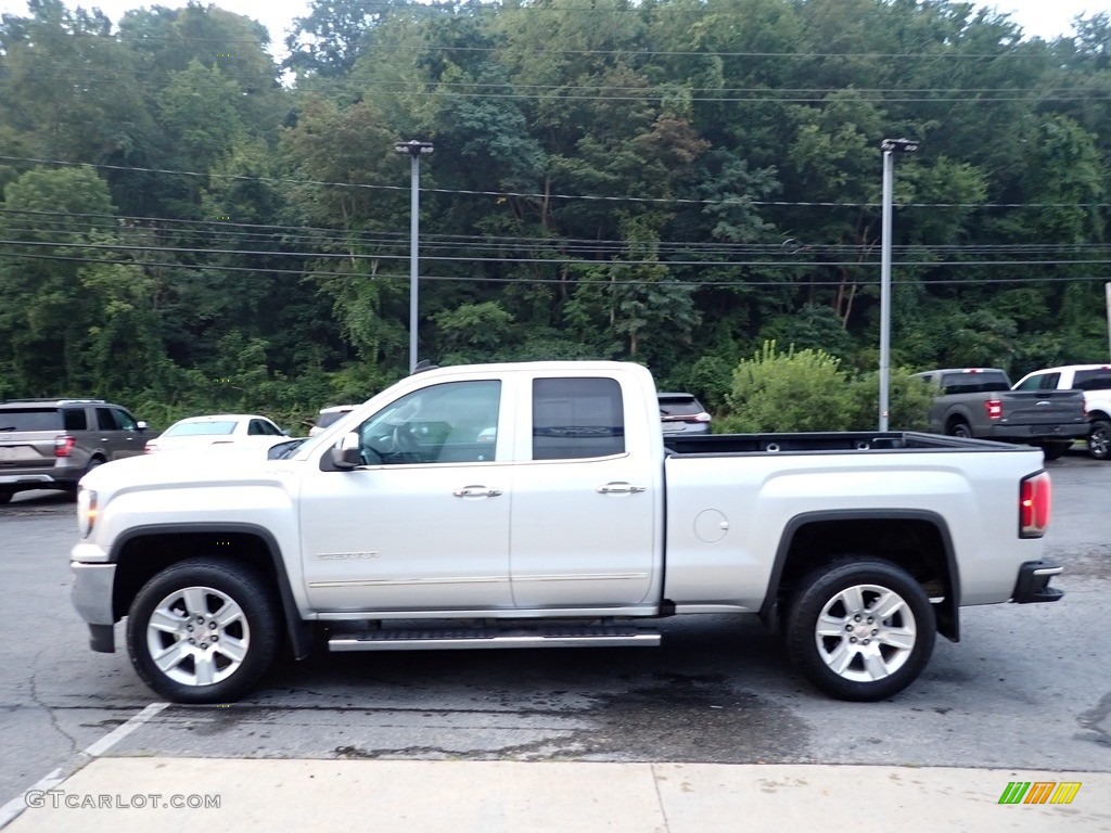 Quicksilver Metallic 2016 GMC Sierra 1500 SLT Double Cab 4WD Exterior Photo #142772190