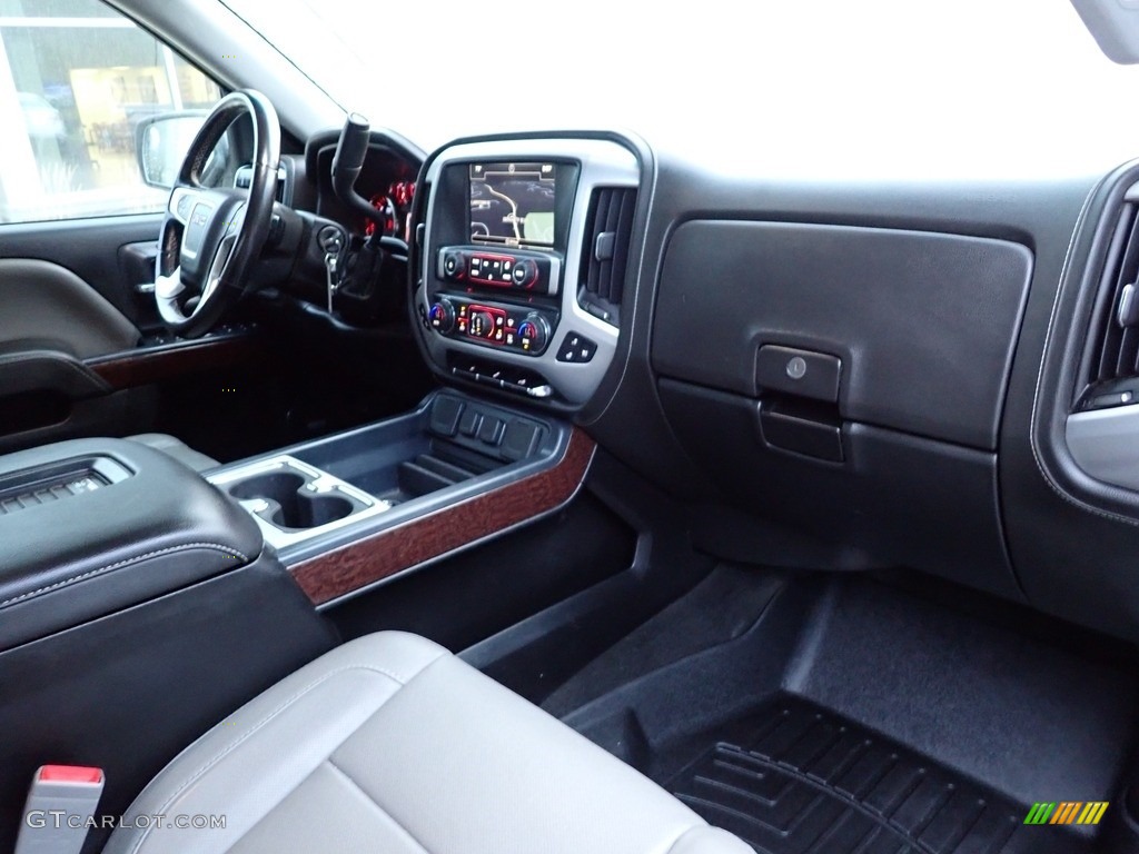 2016 GMC Sierra 1500 SLT Double Cab 4WD Dark Ash/Jet Black Dashboard Photo #142772334