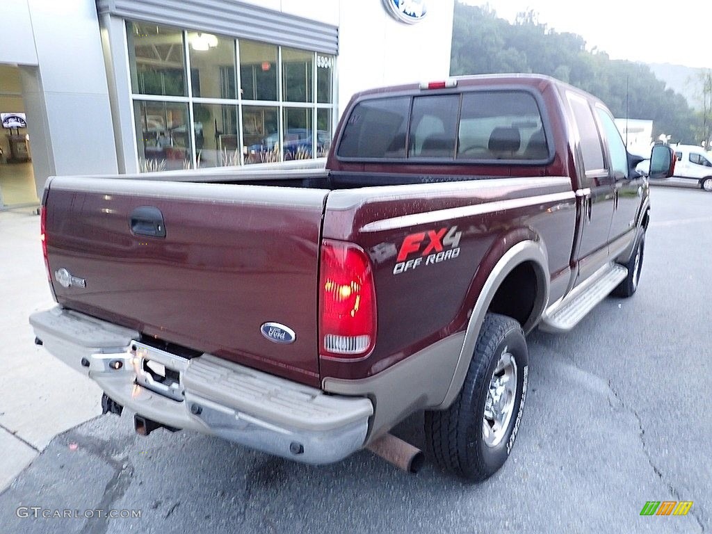2004 F350 Super Duty King Ranch Crew Cab 4x4 - Chestnut Brown Metallic / Castano Brown Leather photo #2