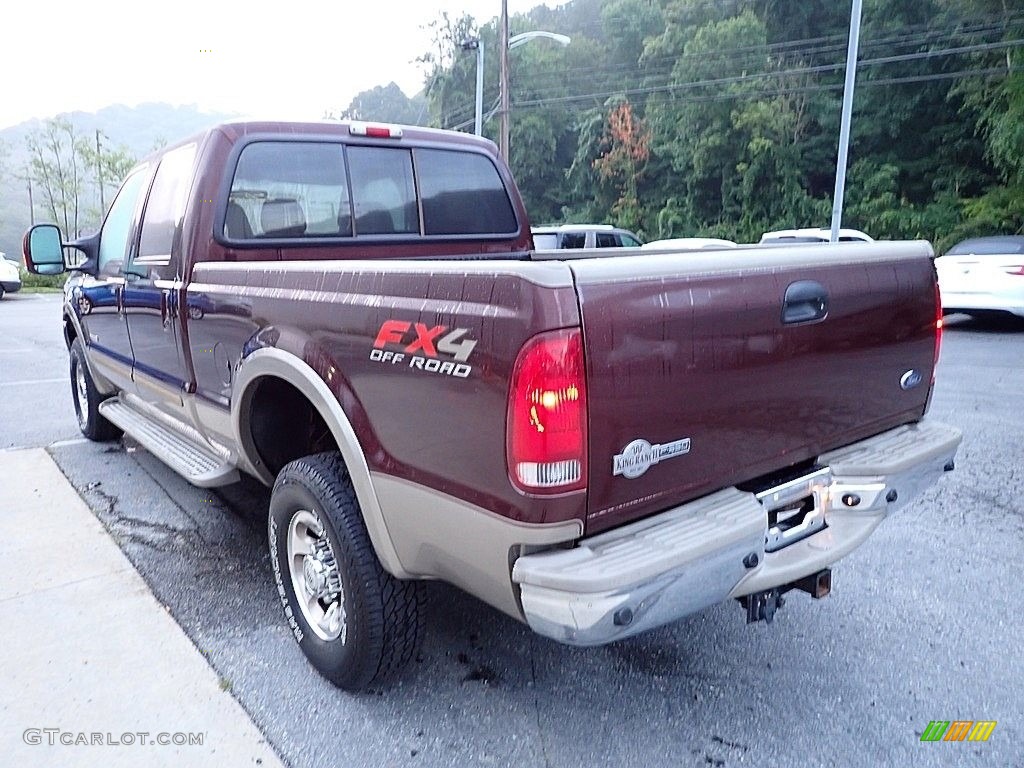 2004 F350 Super Duty King Ranch Crew Cab 4x4 - Chestnut Brown Metallic / Castano Brown Leather photo #4