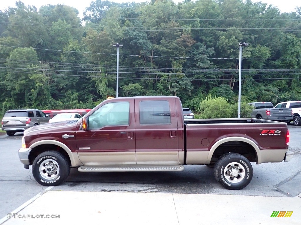2004 F350 Super Duty King Ranch Crew Cab 4x4 - Chestnut Brown Metallic / Castano Brown Leather photo #5