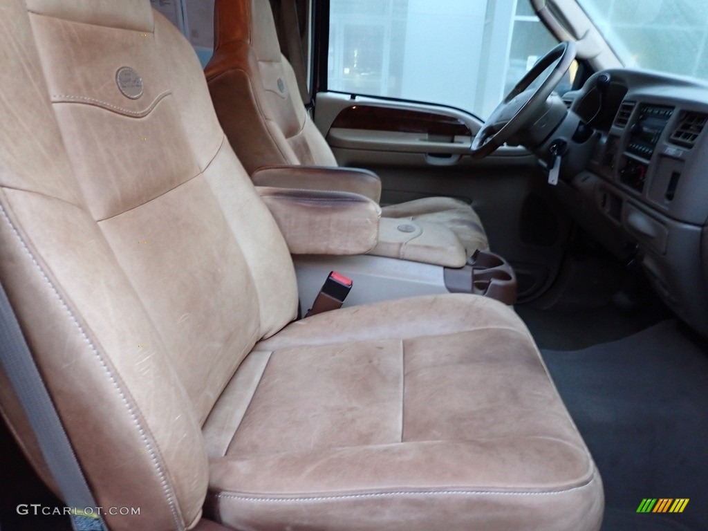 2004 F350 Super Duty King Ranch Crew Cab 4x4 - Chestnut Brown Metallic / Castano Brown Leather photo #10