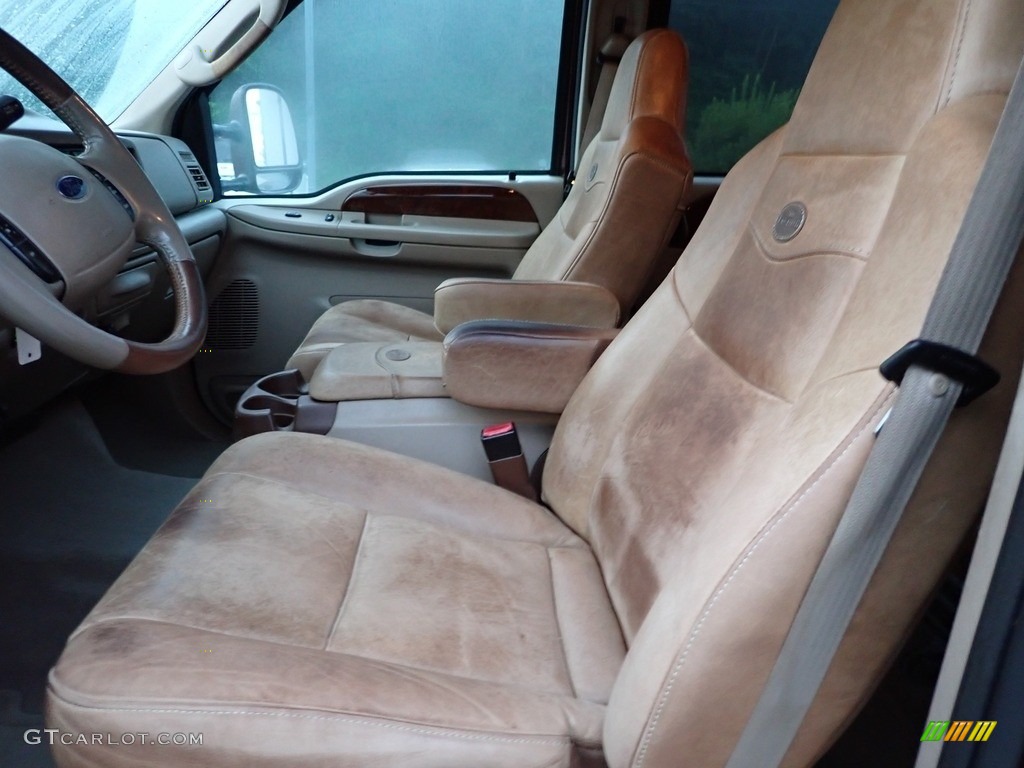 2004 F350 Super Duty King Ranch Crew Cab 4x4 - Chestnut Brown Metallic / Castano Brown Leather photo #18