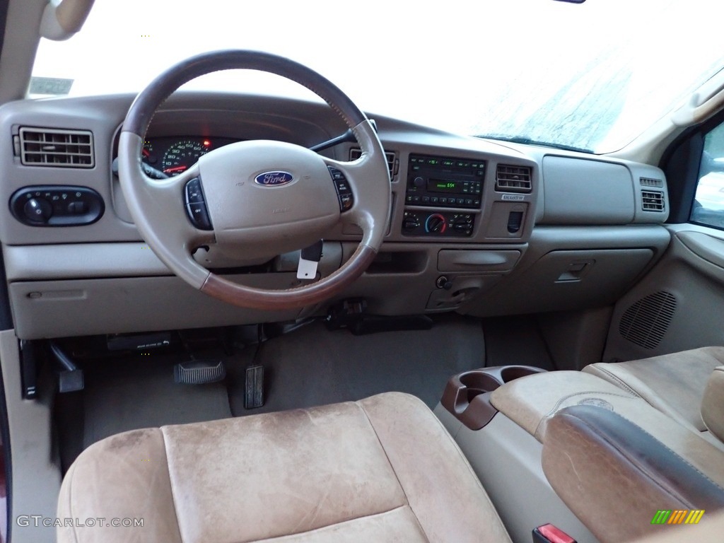 2004 F350 Super Duty King Ranch Crew Cab 4x4 - Chestnut Brown Metallic / Castano Brown Leather photo #20