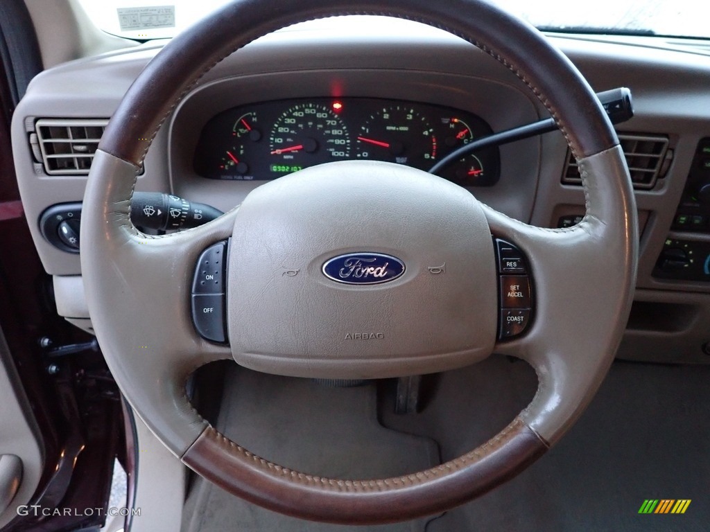 2004 F350 Super Duty King Ranch Crew Cab 4x4 - Chestnut Brown Metallic / Castano Brown Leather photo #24