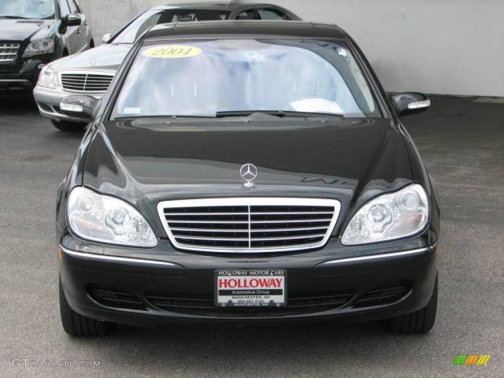 2004 S 500 4Matic Sedan - Black / Charcoal photo #2