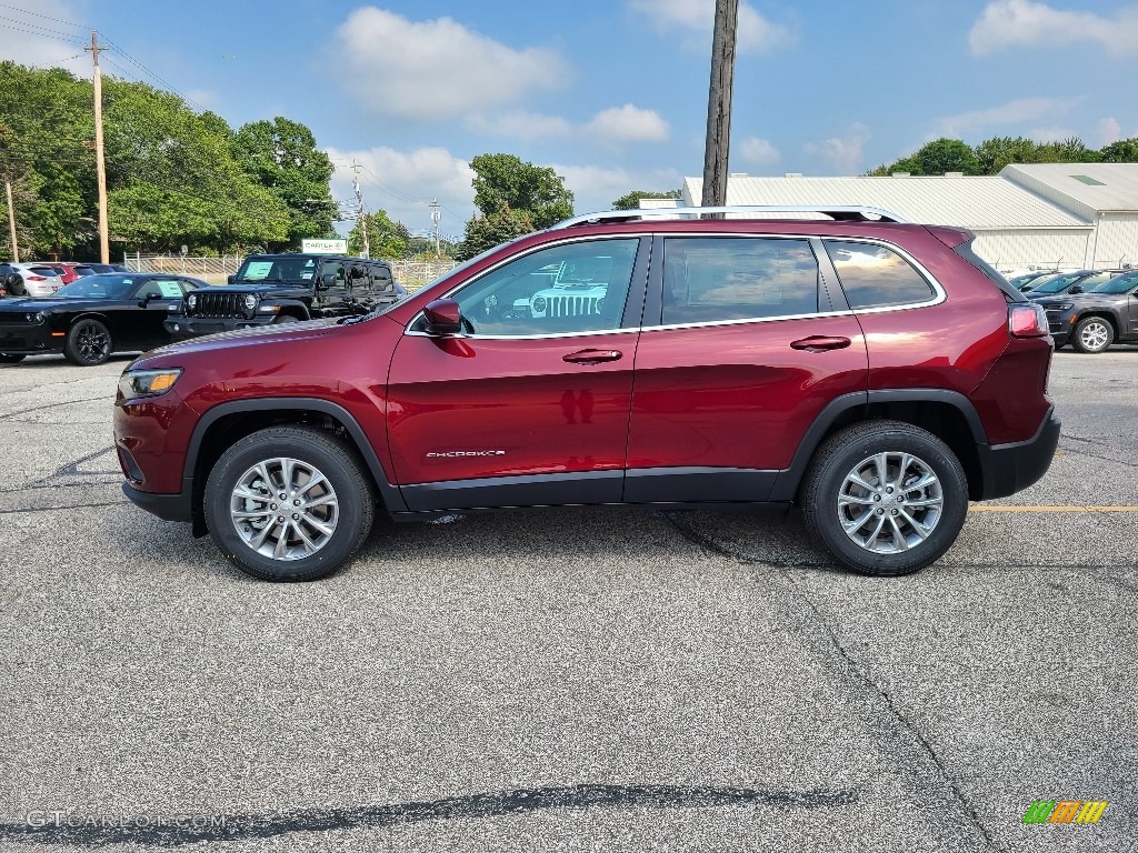Velvet Red Pearl 2021 Jeep Cherokee Latitude Lux 4x4 Exterior Photo #142774632