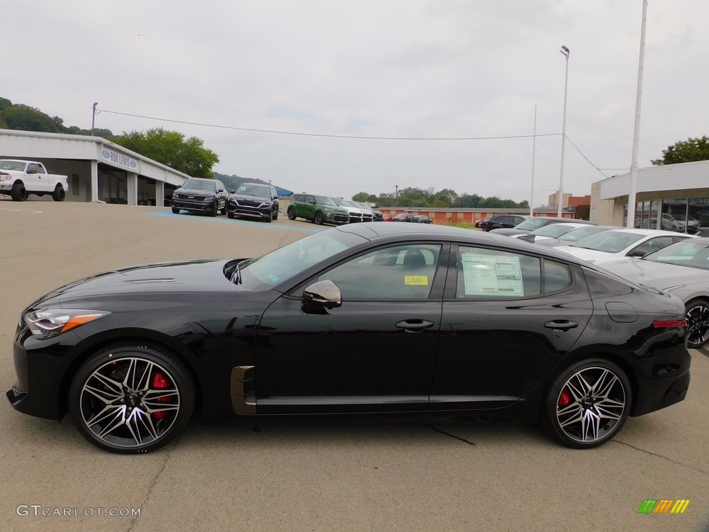 Aurora Black 2022 Kia Stinger GT2 Exterior Photo #142775469