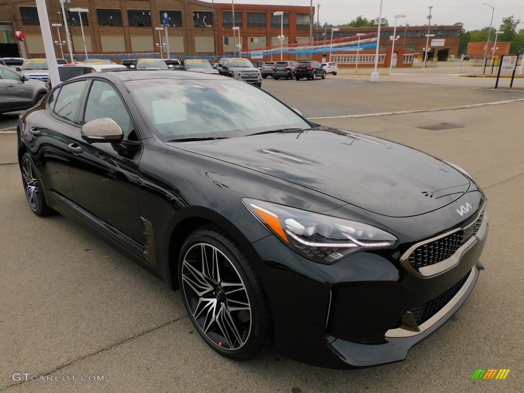 Aurora Black 2022 Kia Stinger GT2 Exterior Photo #142775538