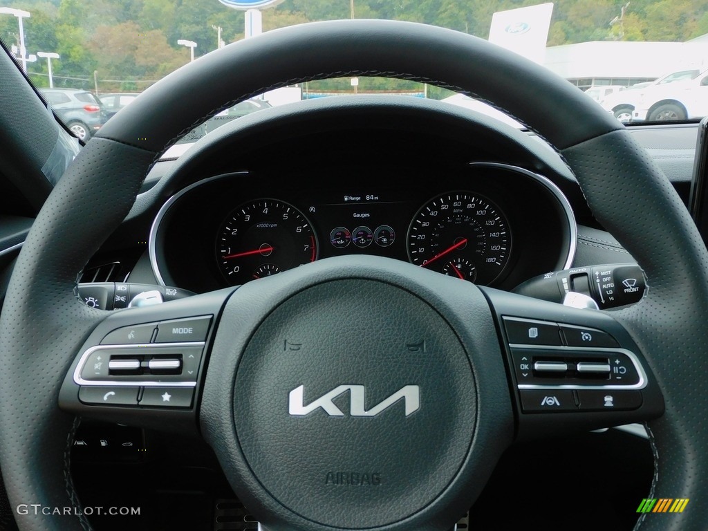 2022 Kia Stinger GT2 Black Steering Wheel Photo #142775781