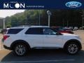 Star White Metallic Tri-Coat 2021 Ford Explorer XLT 4WD