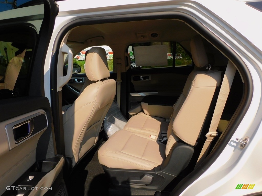 2021 Explorer XLT 4WD - Star White Metallic Tri-Coat / Sandstone photo #12