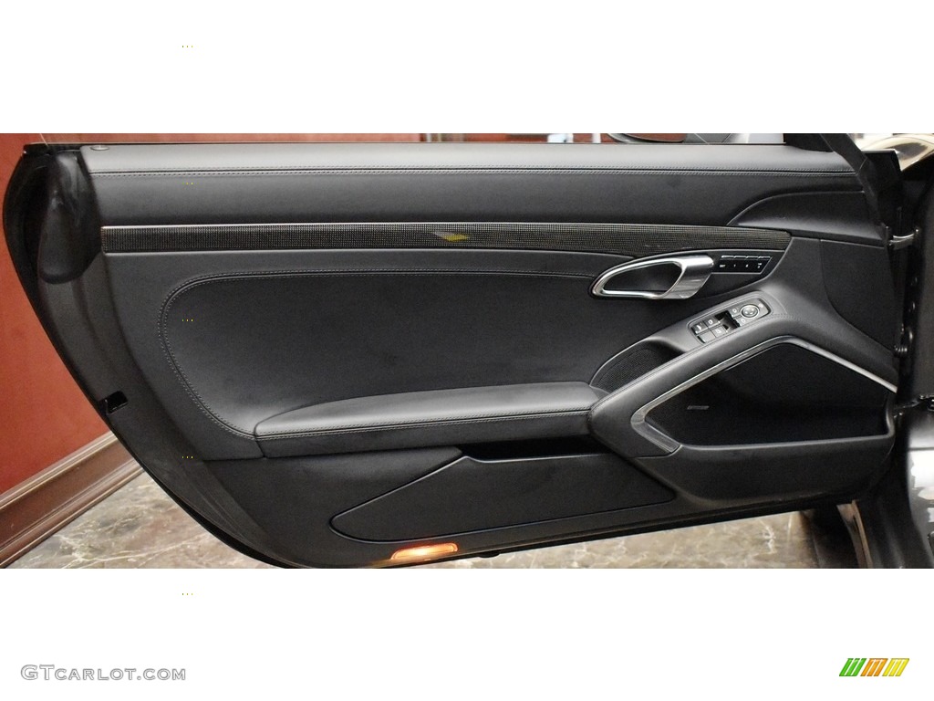 2013 Porsche 911 Carrera 4S Cabriolet Black Door Panel Photo #142776756