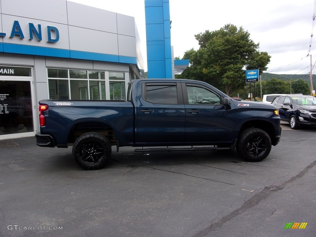 2019 Silverado 1500 Custom Z71 Trail Boss Crew Cab 4WD - Northsky Blue Metallic / Jet Black photo #2