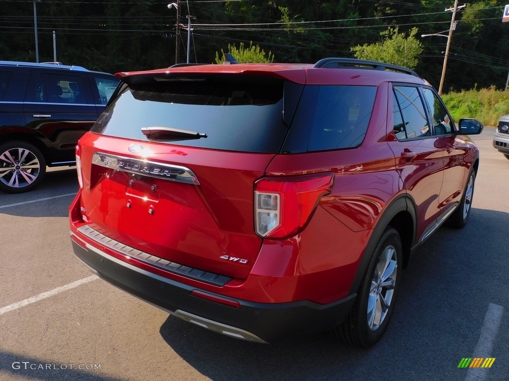 2021 Explorer XLT 4WD - Rapid Red Metallic / Ebony photo #2