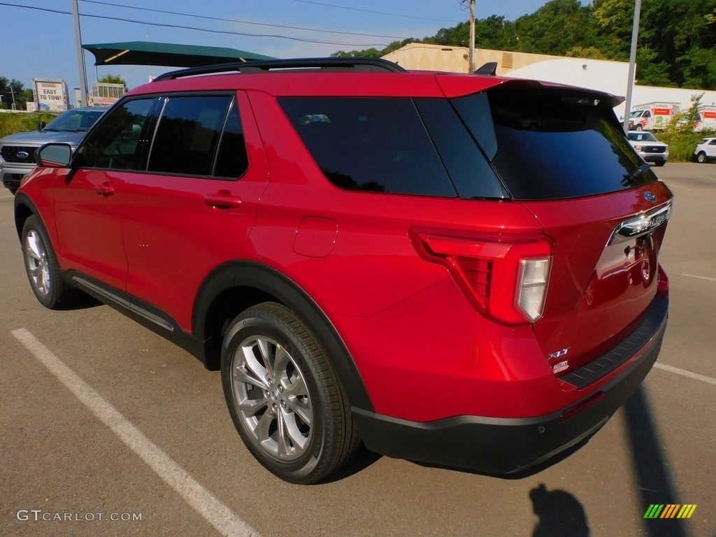 2021 Explorer XLT 4WD - Rapid Red Metallic / Ebony photo #5