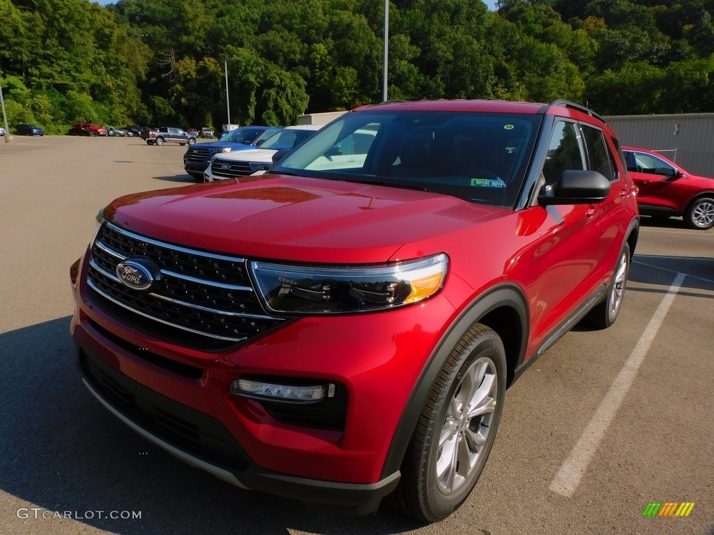 2021 Explorer XLT 4WD - Rapid Red Metallic / Ebony photo #7