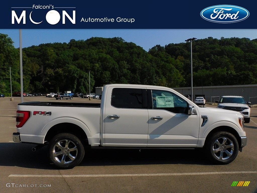 2021 F150 Lariat SuperCrew 4x4 - Oxford White / Medium Dark Slate photo #1