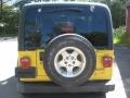 2001 Solar Yellow Jeep Wrangler Sport 4x4  photo #12
