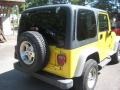 2001 Solar Yellow Jeep Wrangler Sport 4x4  photo #13