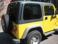 2001 Solar Yellow Jeep Wrangler Sport 4x4  photo #14
