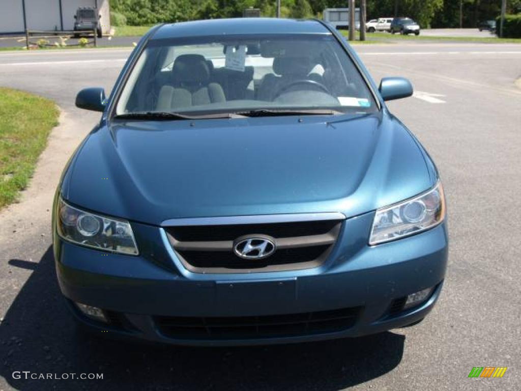 2006 Sonata GLS - Aquamarine Pearl / Gray photo #3