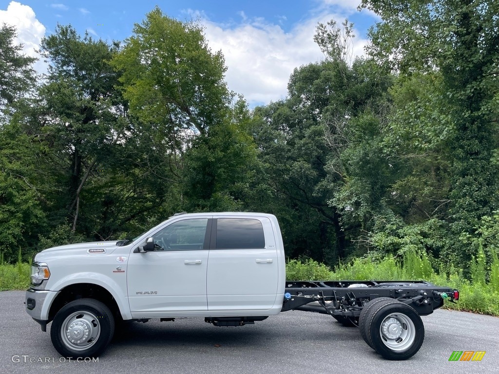 Bright White 2021 Ram 4500 SLT Crew Cab 4x4 Chassis Exterior Photo #142778130