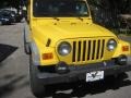 2001 Solar Yellow Jeep Wrangler Sport 4x4  photo #18