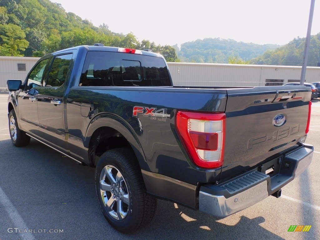 2021 F150 Lariat SuperCrew 4x4 - Smoked Quartz / Black photo #5