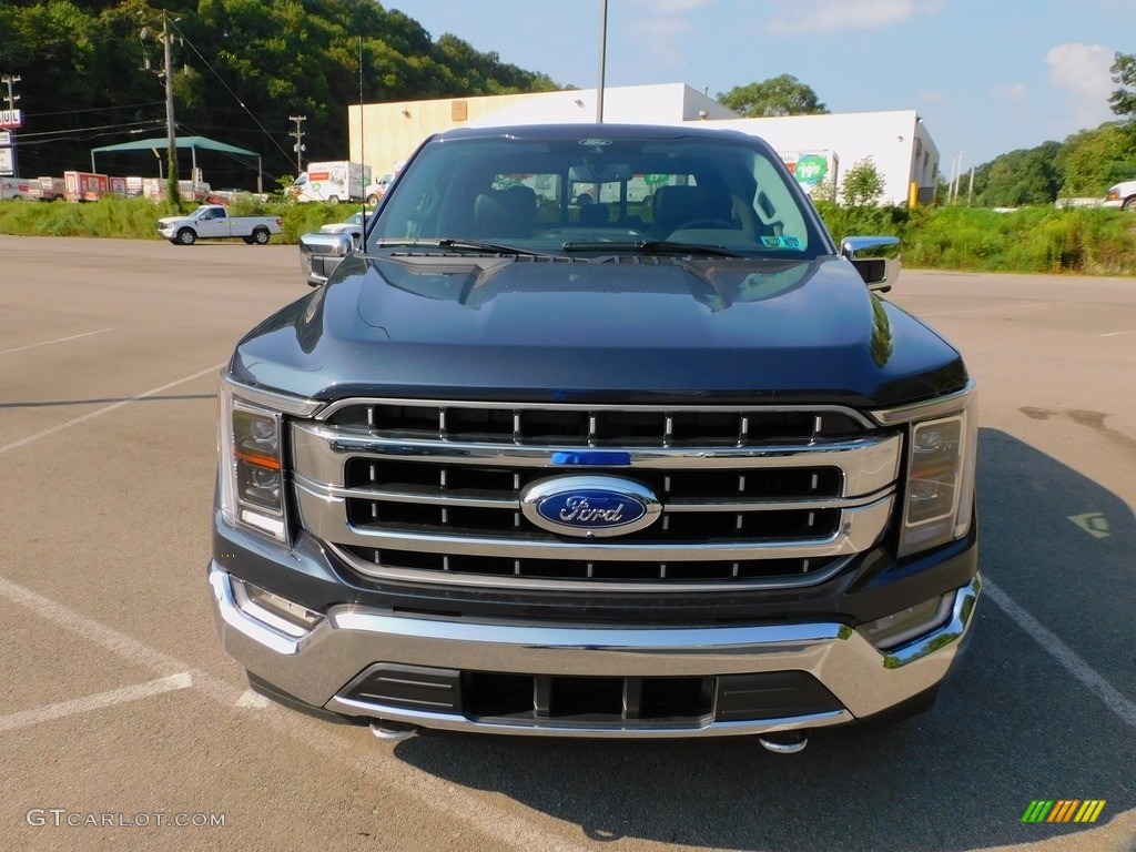 2021 F150 Lariat SuperCrew 4x4 - Smoked Quartz / Black photo #8
