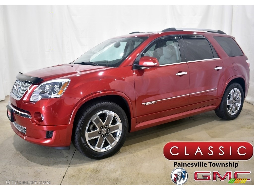 Crystal Red Tintcoat GMC Acadia