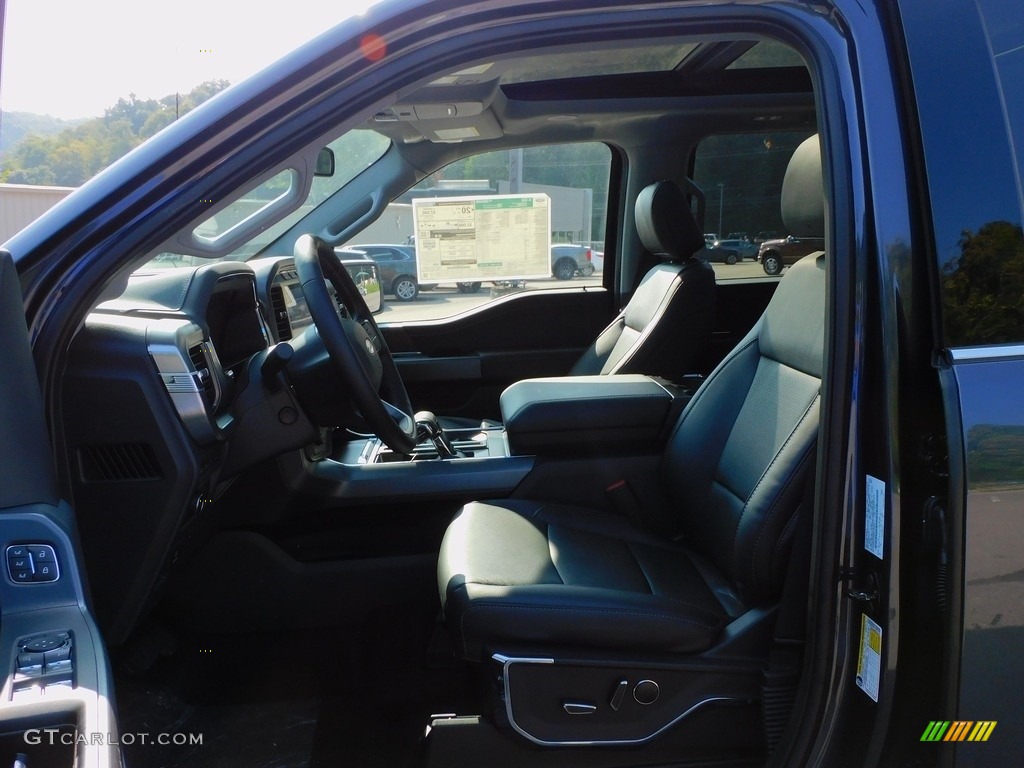 2021 F150 Lariat SuperCrew 4x4 - Smoked Quartz / Black photo #11