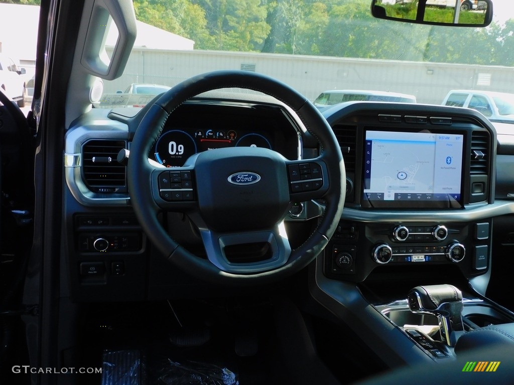 2021 F150 Lariat SuperCrew 4x4 - Smoked Quartz / Black photo #13