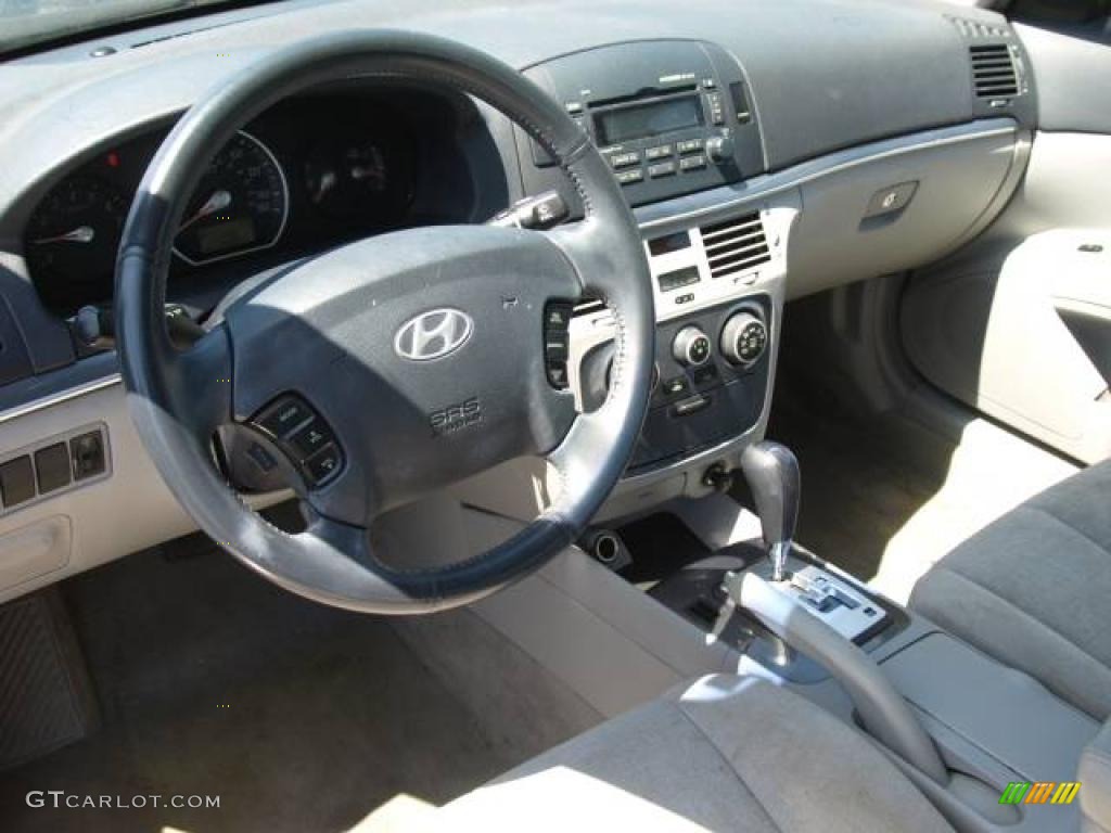 2006 Sonata GLS - Aquamarine Pearl / Gray photo #8