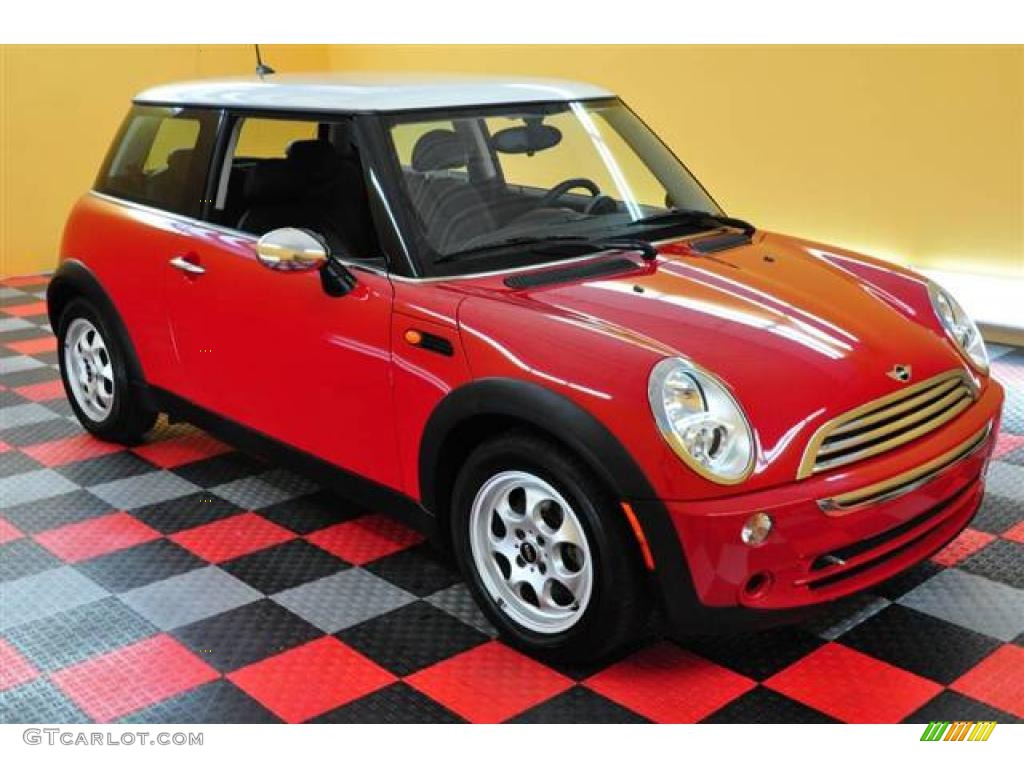 2005 Cooper Hardtop - Chili Red / Panther Black photo #1
