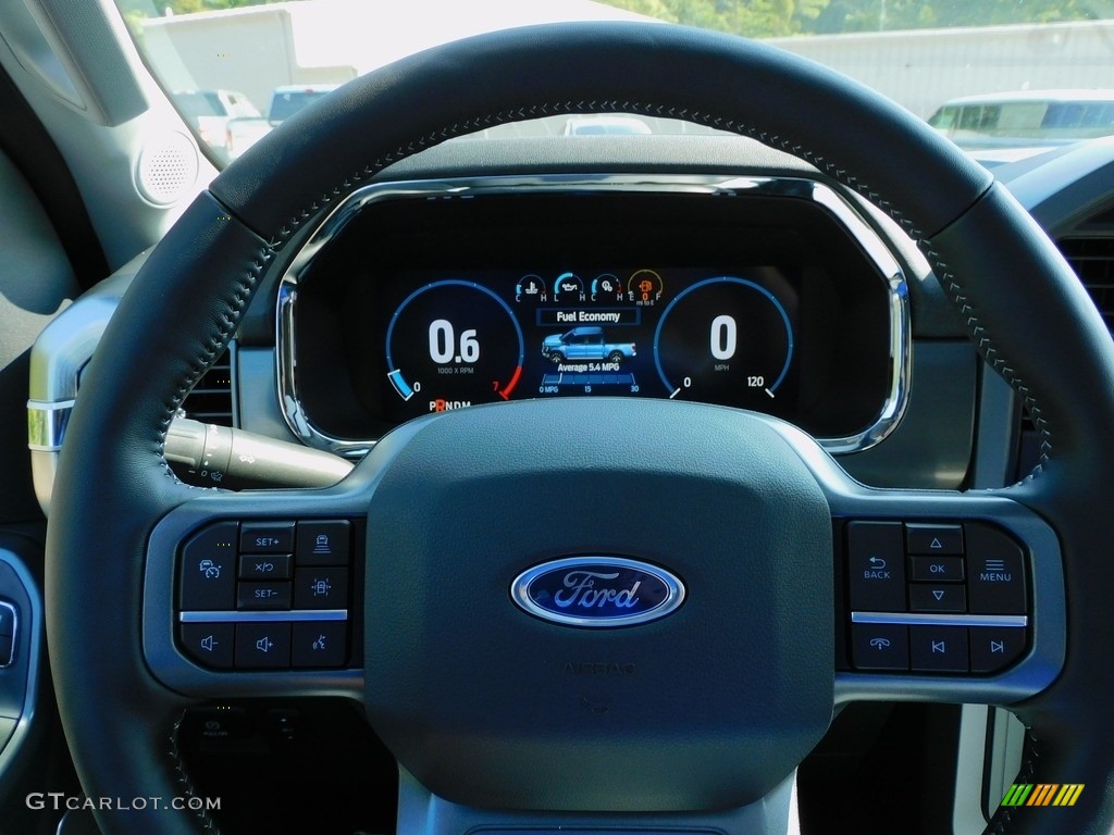 2021 F150 Lariat SuperCrew 4x4 - Smoked Quartz / Black photo #19