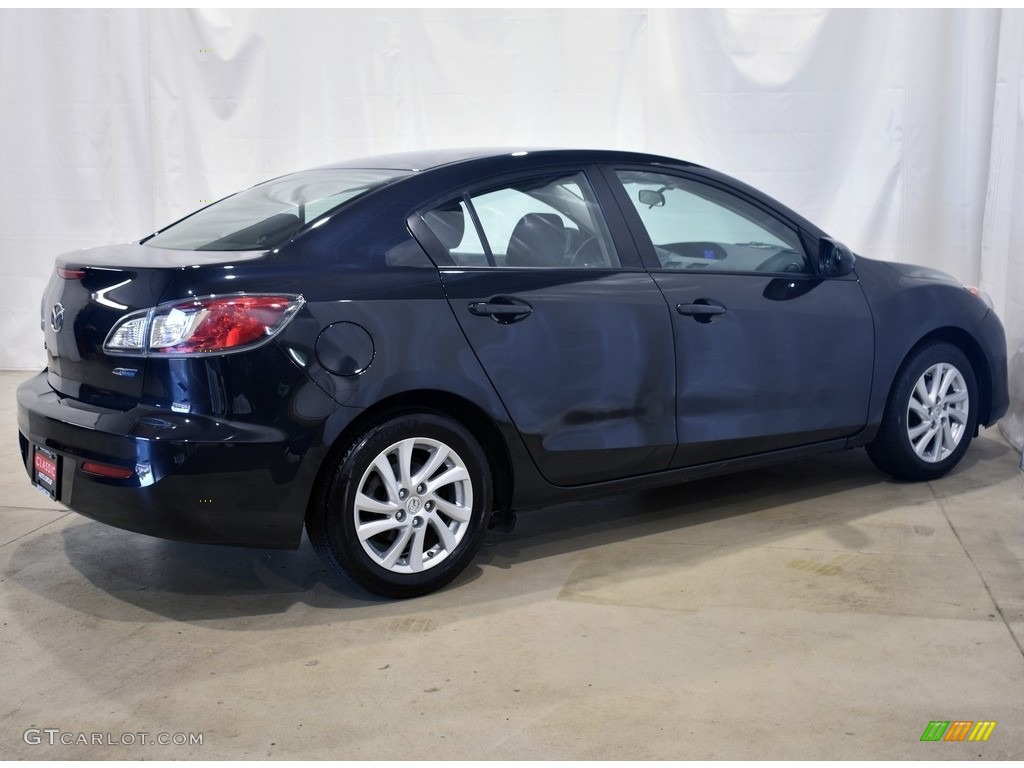 2012 MAZDA3 i Touring 4 Door - Black Mica / Black photo #2