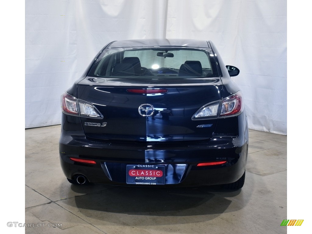 2012 MAZDA3 i Touring 4 Door - Black Mica / Black photo #3