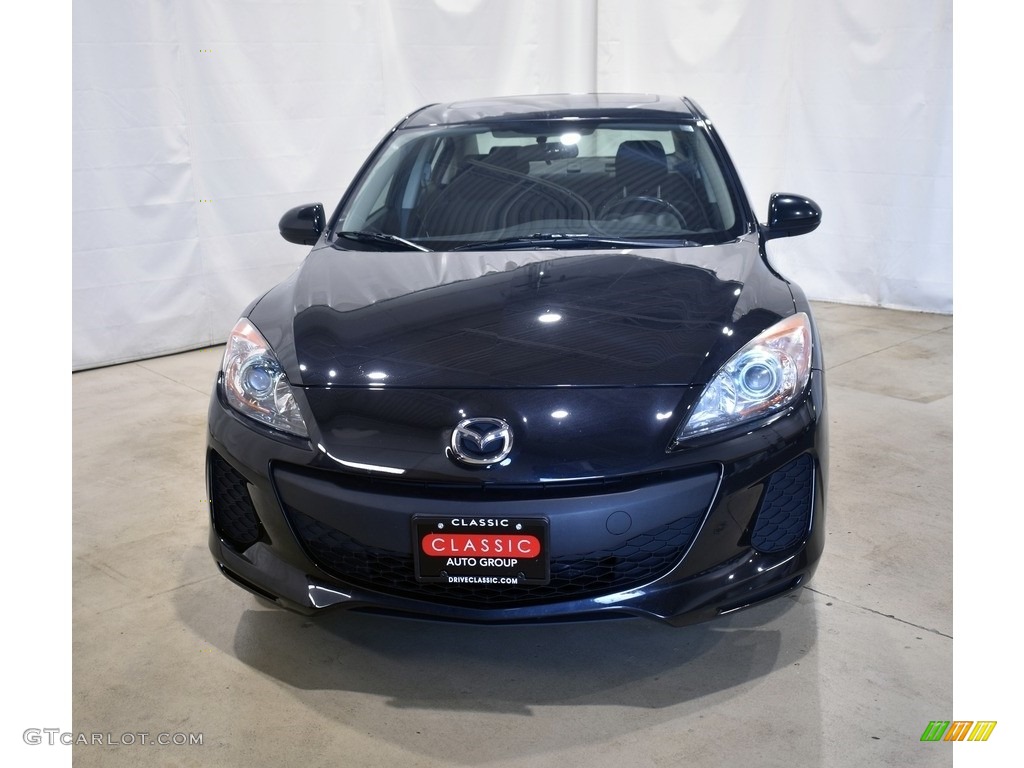2012 MAZDA3 i Touring 4 Door - Black Mica / Black photo #4