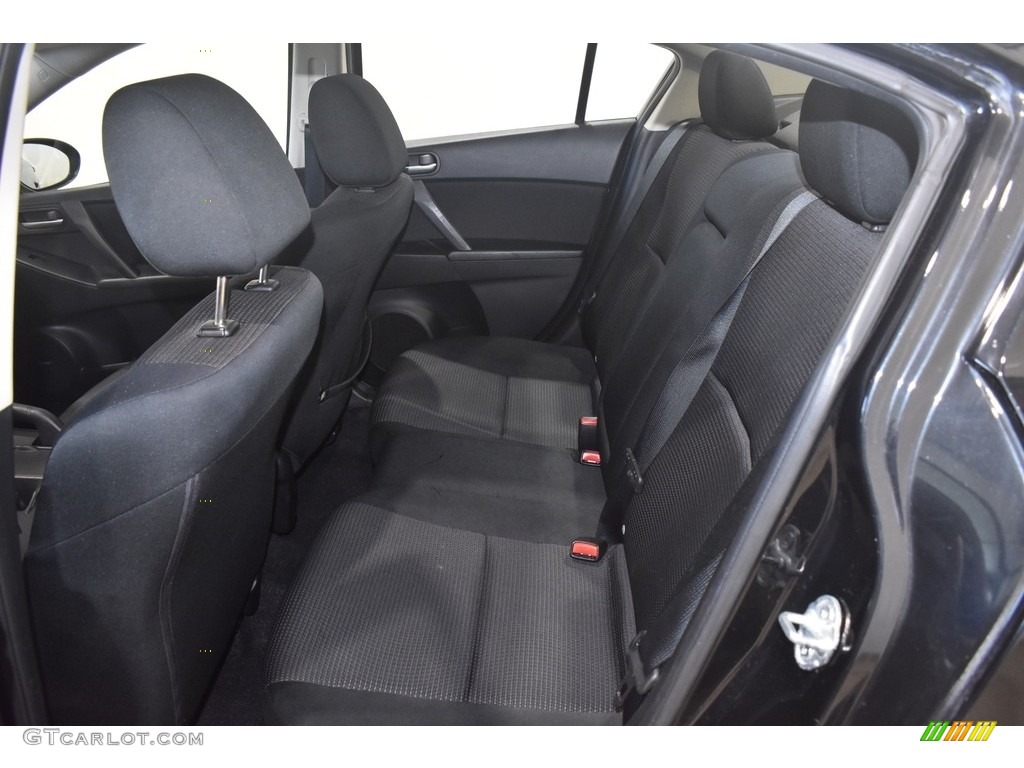 2012 MAZDA3 i Touring 4 Door - Black Mica / Black photo #9