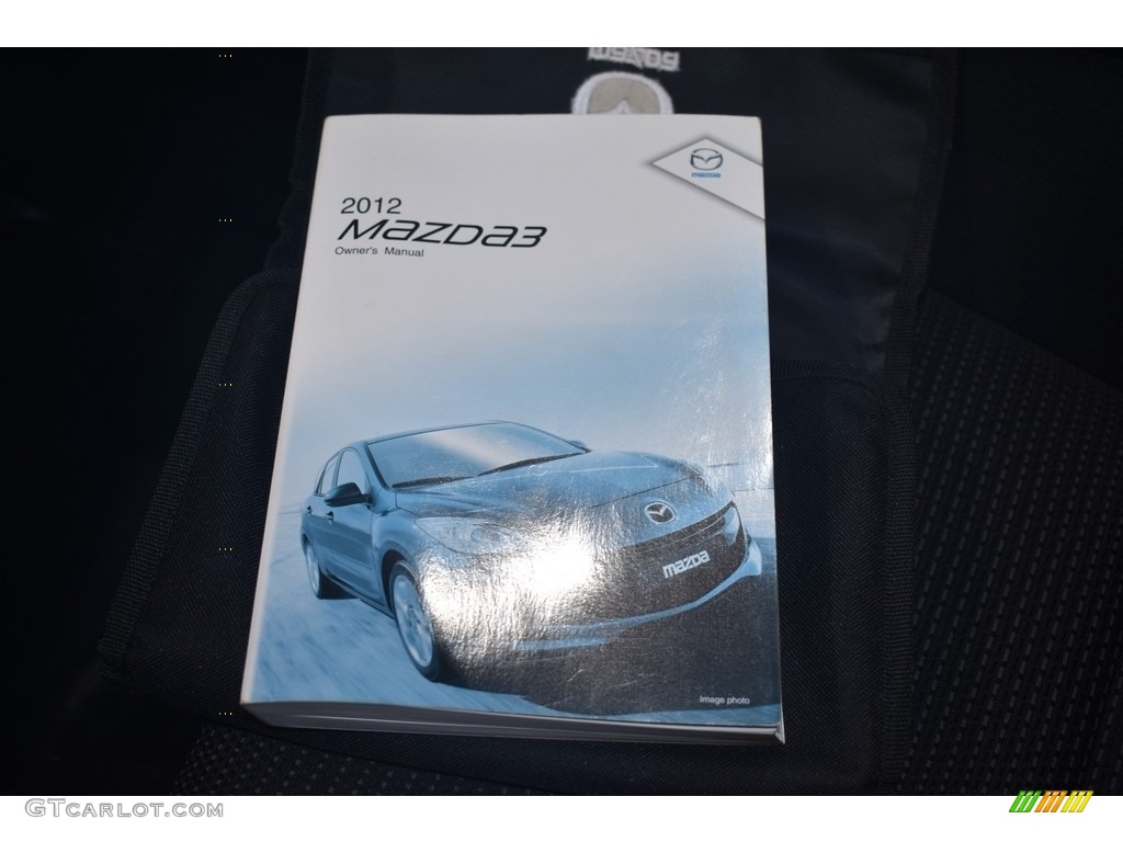 2012 MAZDA3 i Touring 4 Door - Black Mica / Black photo #17