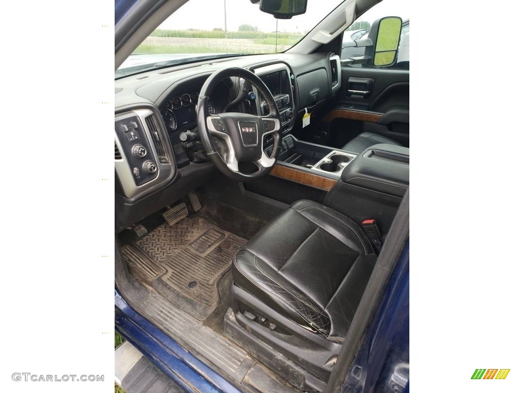 2014 Sierra 1500 SLT Crew Cab 4x4 - Cobalt Blue Metallic / Cocoa/Dune photo #3
