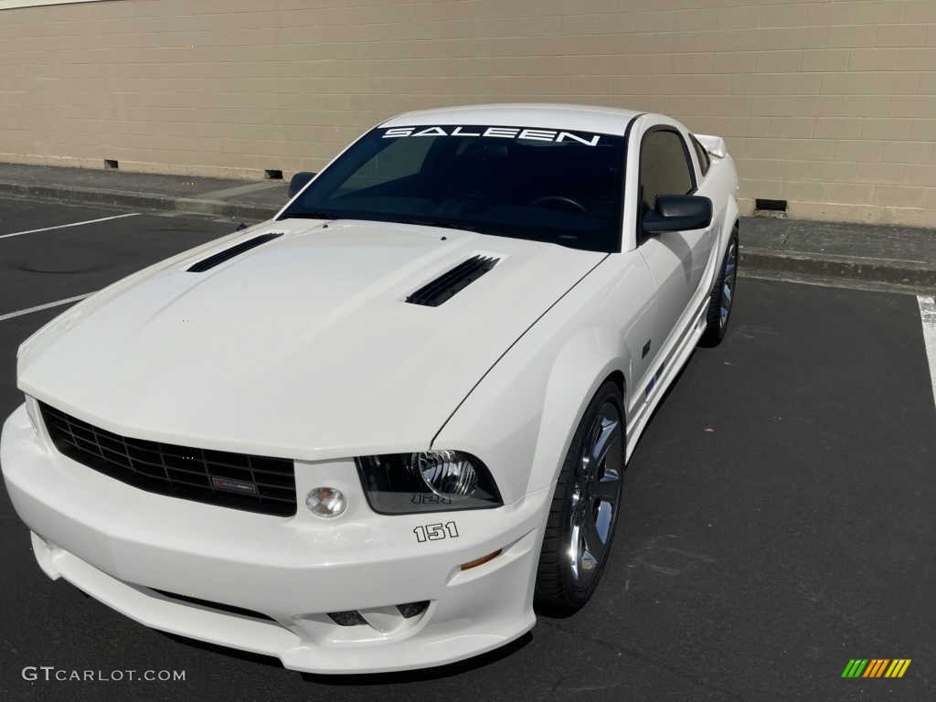 2007 Mustang Saleen S281 Supercharged Coupe - Performance White / Dark Charcoal photo #10