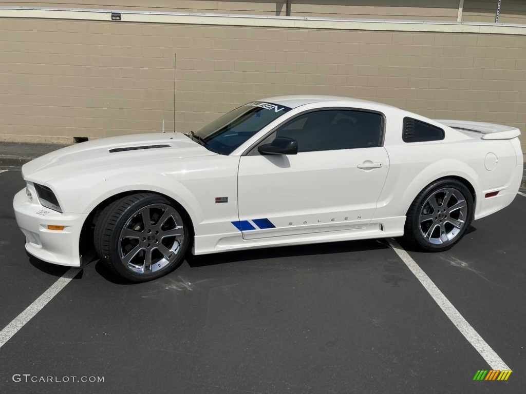 2007 Mustang Saleen S281 Supercharged Coupe - Performance White / Dark Charcoal photo #1